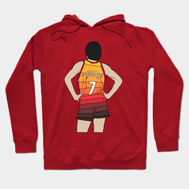 "Pistol" Pete Maravich City Jersey Hoodie by rattraptees